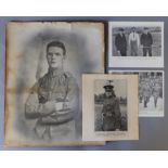 A quantity of photographs and ephemera relating to Michael Collins, the Irish Revolutionary Soldier,