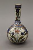 A Zolnay Pecs porcelain vase. 25 cm high.