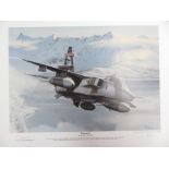 Robert Thomlin "A Green Hill Far Away" signed limited edition print No. 237/850, "Fighter