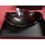 Lalique Coupe Compiegne Rouge dish No.154792, in original box