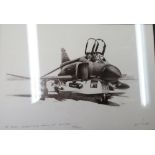 W. T Koff, "F.4C. Phantom From The Guard", ltd. ed. print 208/250, signed by artist, 62cm x 47cm,