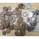 KGeo. V 1935 crown and a collection of British pre-decimal cupronickel and nickel coinage, including