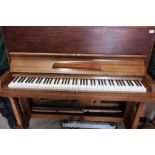 Mahogany cased Gough & Davy Ltd piano