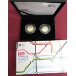 Royal Mint 150th Anniversary of the London Underground, Tales from the Tube, £2 silver proof two