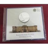 The Royal Mint Buckingham Palace 2015 UK £100 Fine Silver Coin, in original packaging