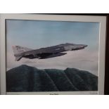 Framed and mounted print "Final Flight" by Sam Lyons Jr, limited edition no. 6/30, signed by the