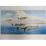 Robert Taylor "Bogeys! 11 o'clock high", P38 Lightnings over Bougainville, 18th April 1943, artist