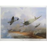 Robert Taylor, "After The Storm Supermarine Spitfire", ltd. ed. print 294/300, signed by artist, and