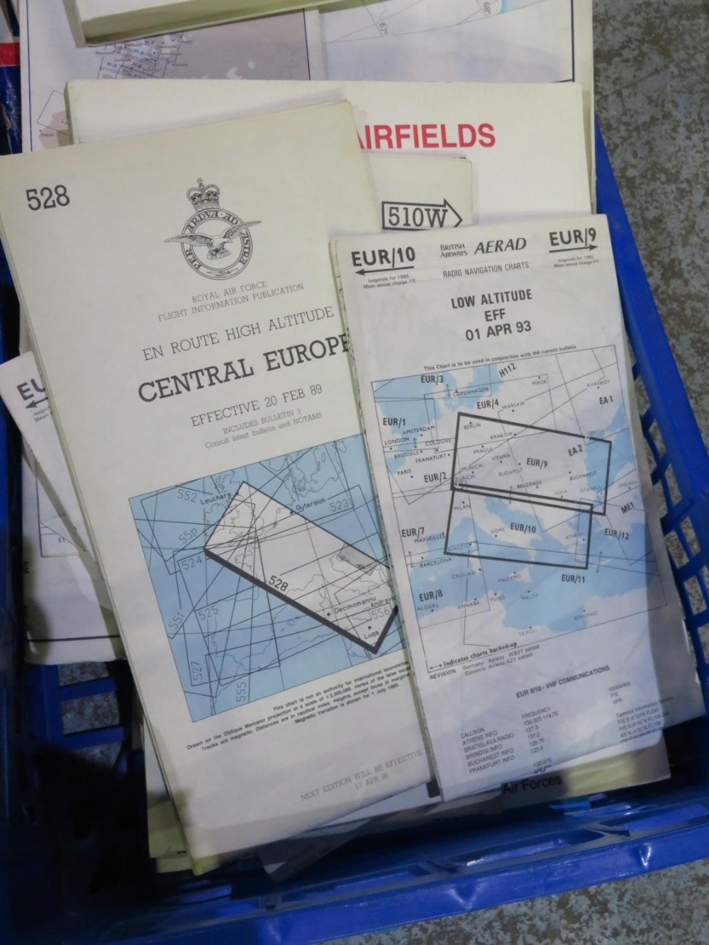 Collection of England maps showing Airfields of Great Britain - Image 2 of 2