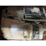 Early 20th C cabinet card by Hughes & Mullins, Ryde, other photographs, postcards and ephemera etc
