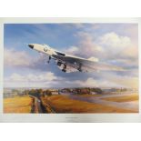 Nicholas Trudgian "Vulcan Thunder", Vulcan BMark 2 of 617 squadron RAF 1962, ltd. ed. print, 16/750,