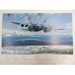 Philip E West signed artist proof No.13/25 with multiple signatures, "Winter of :41" artist signed