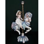 Lladro figurine 5731 "Carousel Charm", H42cm.