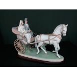 Lladro figurine 1802 "Love And Marriage" in original box. H36cm, including base.