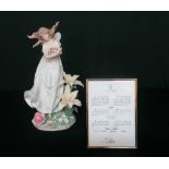 Lladro figurine 6686 "Mystical Garden" Limited Edition Number 3410/5000, in original box with signed