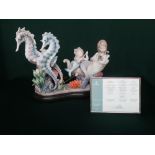 Lladro figurine 6929 "Underwater Journey" Limited Edition Number 200/1000, in original box with
