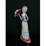 Lladro figurine 4879 "Aranjuez Little Lady". H31cm, including base.