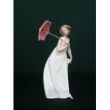 Lladro figurine 7636 "Afternoon Promenade" in original box, H28cm.