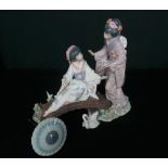 Lladro figurine 1445 "Springtime In Japan" in original box, H34cm.