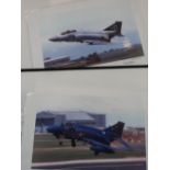 Three limited edition photographic prints by Richard Westcott depicting RAF Phantoms, an acrylic