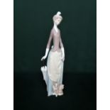 Lladro figurine 4761 "Dama Del Bulevar" in original box, H37cm.