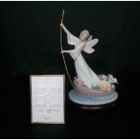 Lladro figurine 7679 "The Enchanted Lake", Limited Edition Number 2755/4000, in original box with