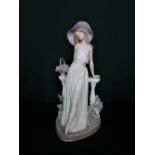 Lladro figurine 5378 "Time For Reflection" H35cm.