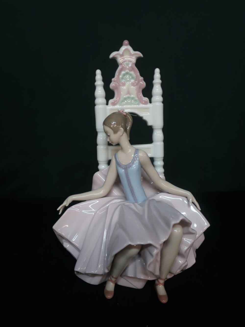 Lladro figurine 6484 "After The Show" in original box, H26cm.