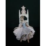 Lladro figurine 6484 "After The Show" in original box, H26cm.