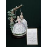 Lladro figurine 1868 "A Quiet Conversation" Limited Edition Number 570/1500, in original box with
