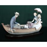 Lladro figurine 5343 "Love Boat" Limited Edition Number 1419/3000, in original box. H20cm, including