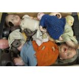 Collection of 1950's and later composition dolls