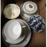 Mon Vermeren-Coche, Bruxelles white porcelain part tea service decorated with flowers and a