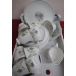 Wedgwood Suzie Cooper design Glen Mist pattern tea service (30 pieces)