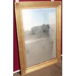 A 20th C Neoclassical design bevel edged mirror in gilt frame W79cm H110cm