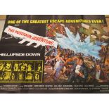 20th Century Fox, Irwin Allen's production cinema foyer poster "The Poseidon Adventures" printed