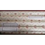 Eight rolls of Colefax & Fowler wallpaper collection Book 1 Bowhill pattern wallpaper