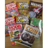 "Medal Yearbook 2019", "British Coins 2019 - Market Values", other trade catalogues including