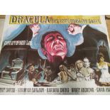 Warner Bros. - Seven Arts presents a Hammer film production cinema foyer poster "Dracula has Risen