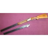 Lincoln 12 bore over & under ejector shotgun with 29 3/4 inch barrels, choke Full & 1/2, with