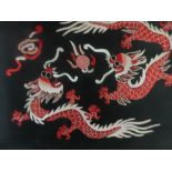 WWII period naval photograph album in Chinese embroidered album containing various black and white