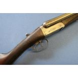 R. Lisle of Derby 12 bore side by side ejector shotgun with 30 inch barrels, choke CYC & 3/4, with