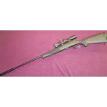 Norinco JW15A .22LR bolt action rifle fitted with sound moderator, detachable magazine and synthetic