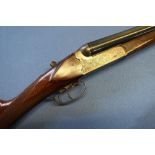 Pioneer Spanish 12 bore side by side ejector shotgun with 28 inch barrels, choke 1/2 & Full, with 14