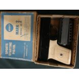 Webley MKII sports starting pistol and .32/22 boxed with magazines and ephemera (restrictions apply)