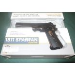 .177 Sig Sauer spartan 1911 co2 air pistol Serial No. 20BM00381