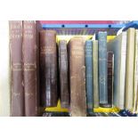 Collection of various books including Who's Who in Yorkshire North and East Ridings, pub. 1935 Ltd.