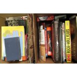 Collection of various books majority poetry including fiction, music etc (2 boxes)