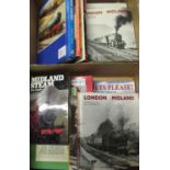 London Midlands Steam In The East Midlands, History of LMS and other railway related books (two