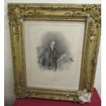 Victorian gilt wood and gesso rectangular picture frame, with shell and scroll corners H61cm